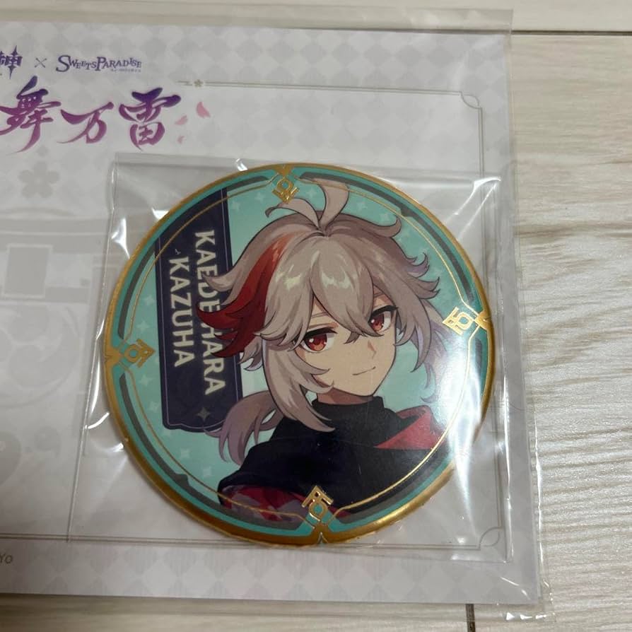 原神 スイパラ 缶バッジ 楓原 万葉 SD